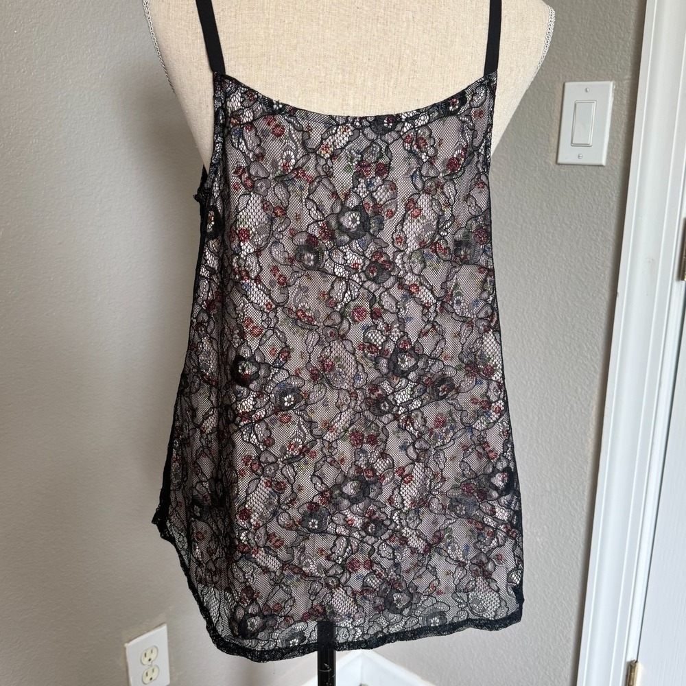 Metaphor Y2K Lace & Floral Fairycore Cami Tank Top Retro Festival - Large - Picture 4 of 11